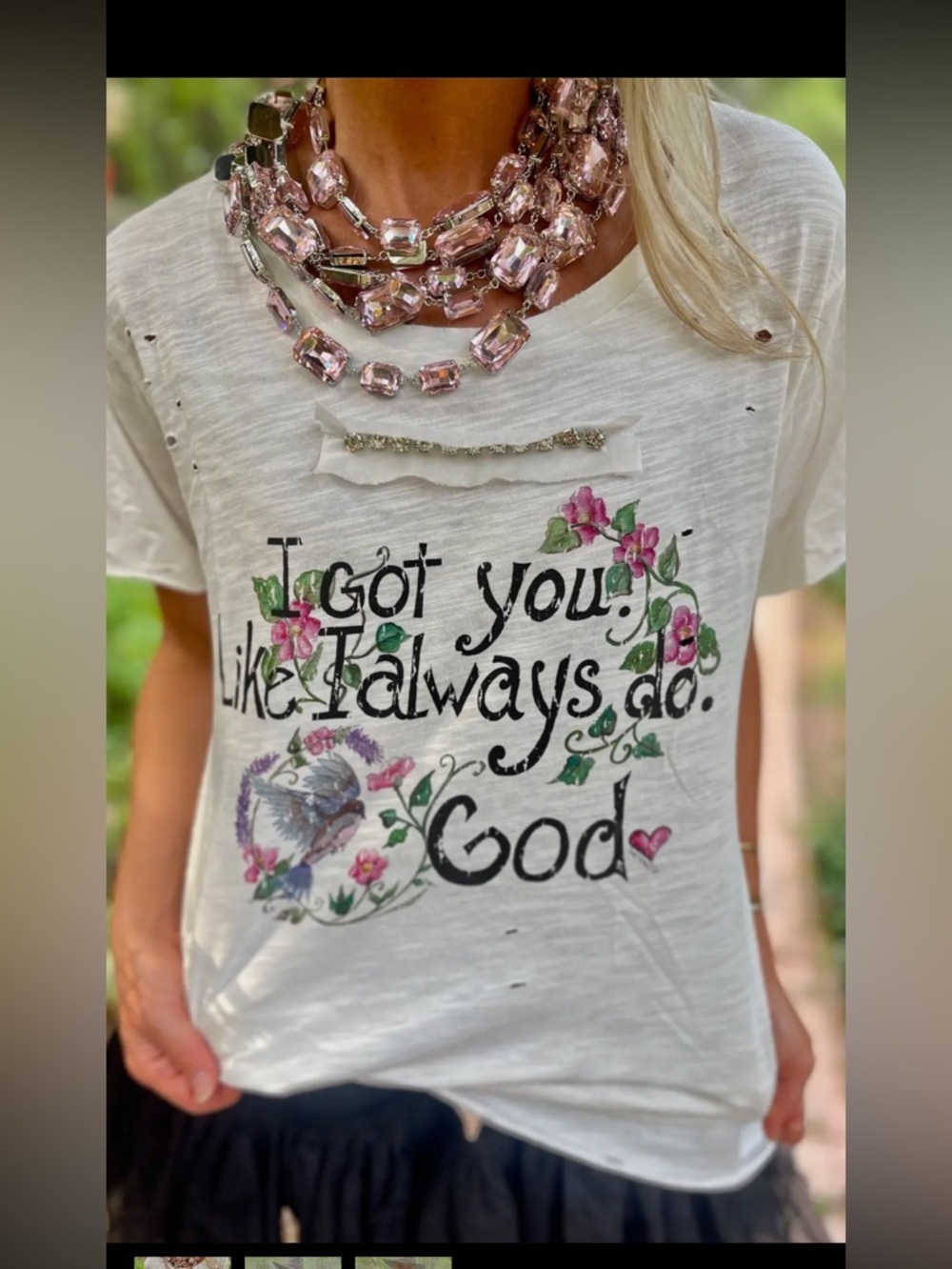 A Rare Bird Embellished Tee